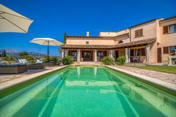 Villa in Selva, Mallorca Inselmitte für 7 