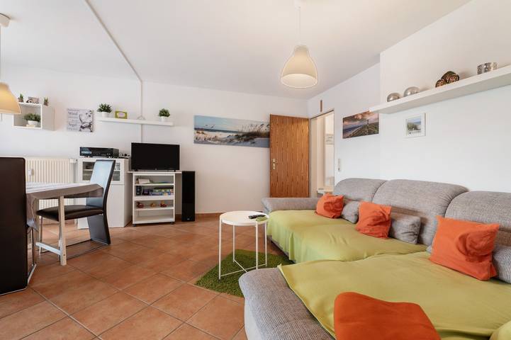 Ganze Wohnung, Ferienwohnung 'Haus Deichblick 2' mit Balkon und Wi-Fi in Schillig Strand, Wangerland