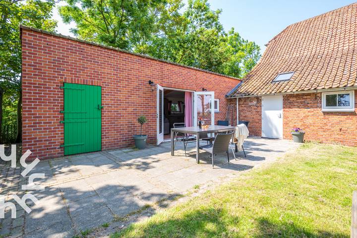 Vakantiehuis voor 4 personen, met terras en tuin in Grijpskerke