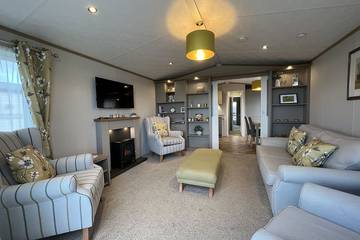 Camping für 4 Personen, mit Sauna und Balkon sowie Whirlpool in Schottland