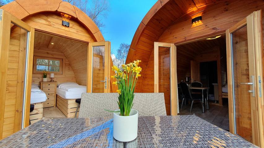 Ferienhaus für 5 Personen, mit Terrasse und Ausblick, kinderfreundlich in Haithabu