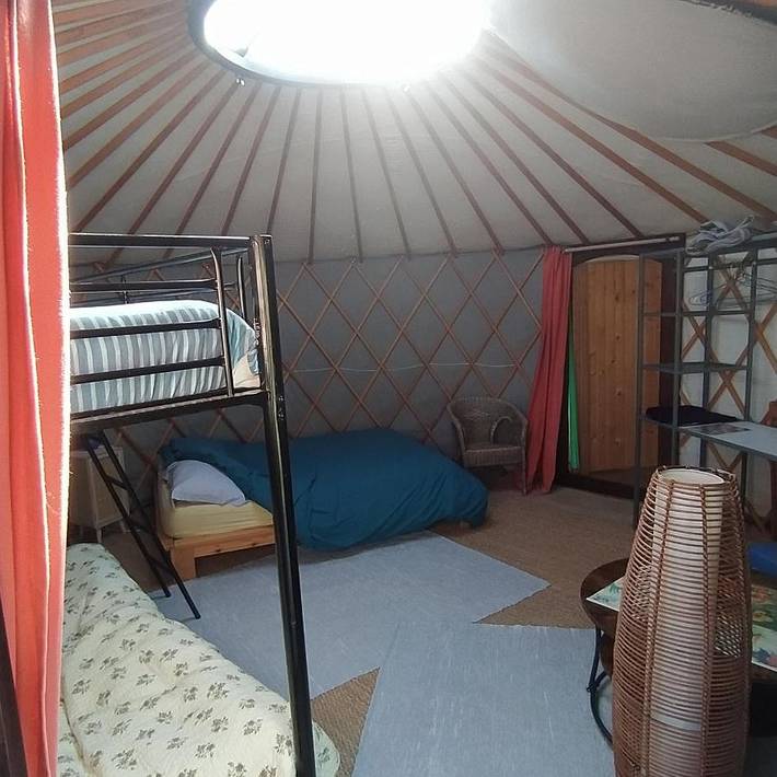 Tente pour 4 personnes, avec jardin ainsi que terrasse et vue dans la Région de nyons - 2