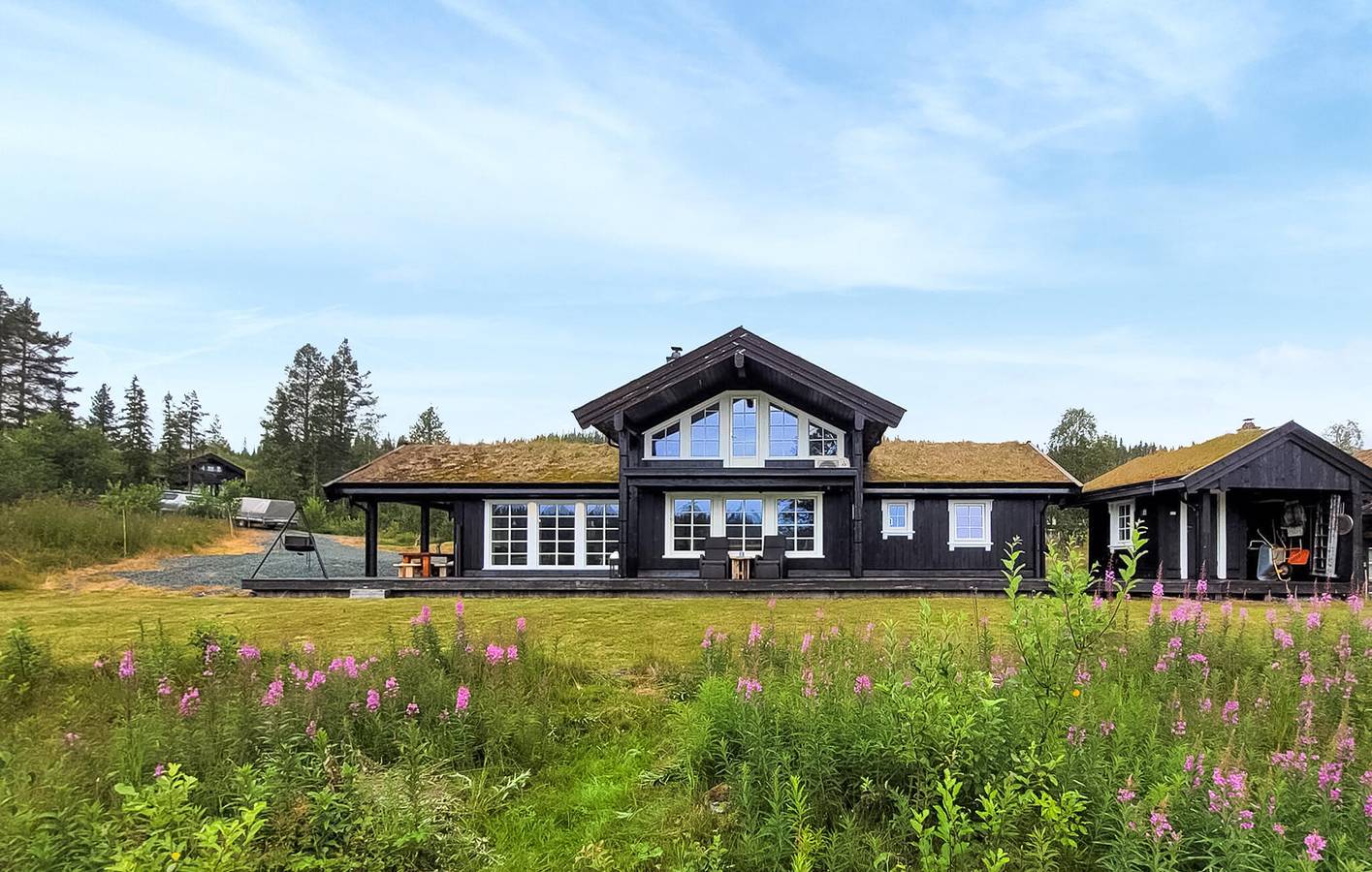 Ferienhaus für 9 Personen mit Ausblick in Vinje