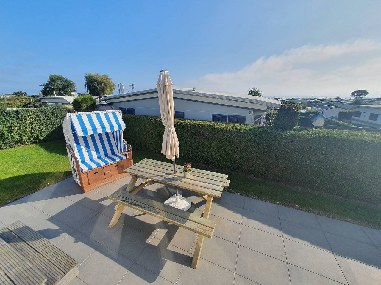 Campingland Ostsee - Mobilheim 111/Meerblick in Bliesdorf Strand, Schashagen