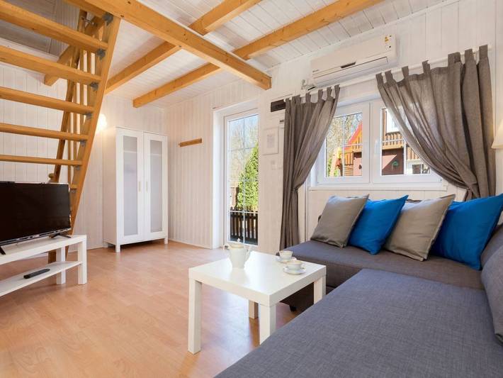 Dom dla 6 osób, z ogród w Rewal