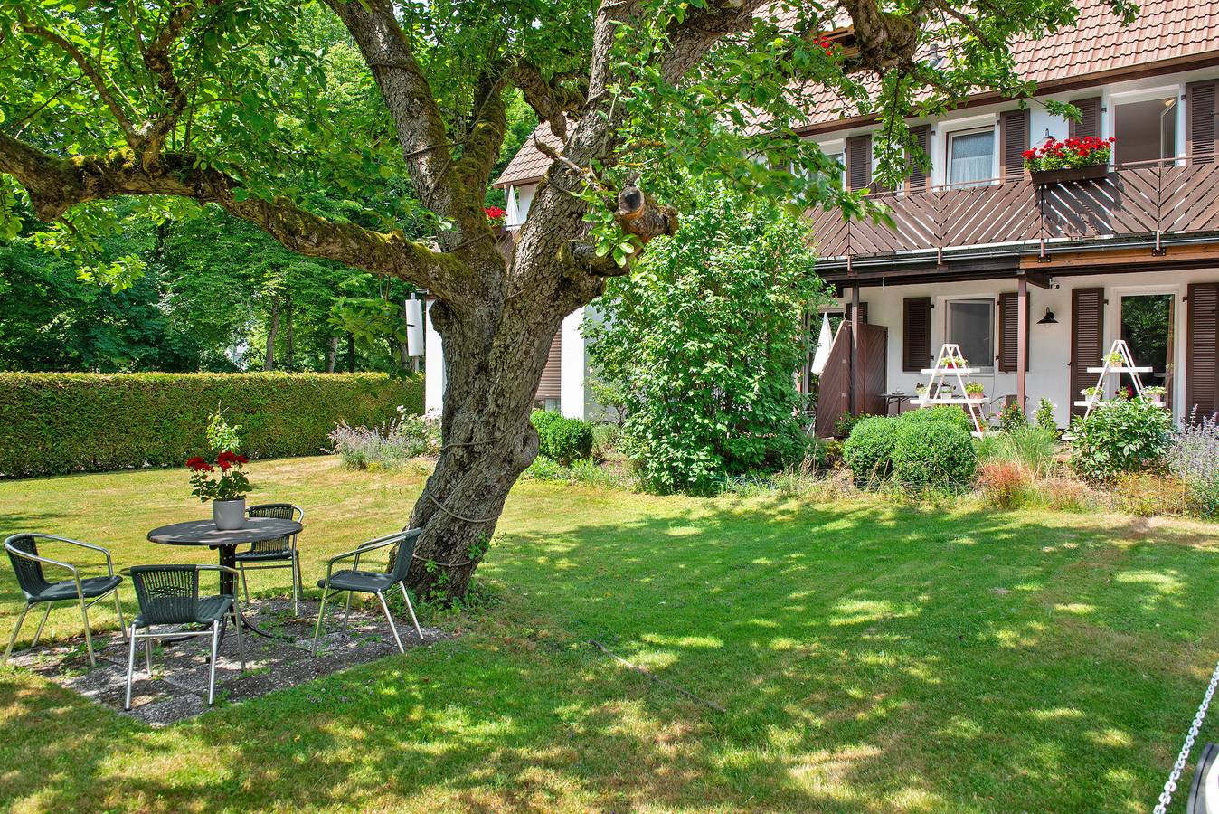 Ganzes Studio, Einzimmerapartment 'Nr 7' mit Gemeinschaftsterrasse, Gemeinschaftsgarten und Wi-Fi, max. 2 Personen in Bad Dürrheim, Mittlerer Schwarzwald