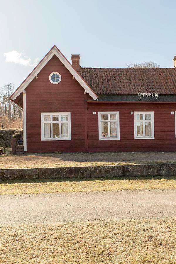 Stationshuset i Immeln in Immeln, Schwedische Ostsee