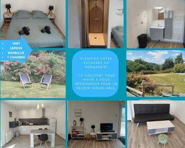 Gîte pour 2 personnes, avec vue et terrasse à Fiquefleur-Équainville