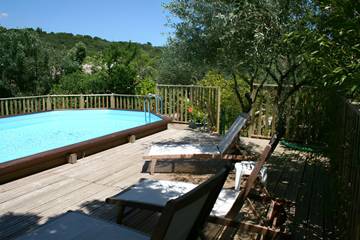 Gîte pour 5 personnes, avec piscine ainsi que jardin et terrasse dans La Ceze La Roque Sur Ceze
