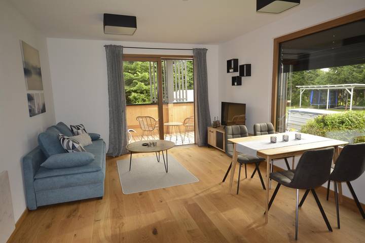 Ferienwohnung für 6 Personen, mit Balkon und Garten