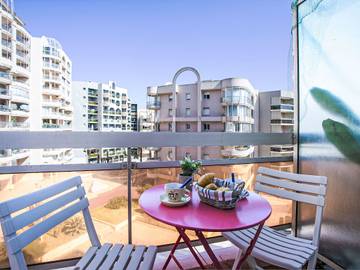 Gîte pour 2 personnes, avec balcon à Canet-en-Roussillon