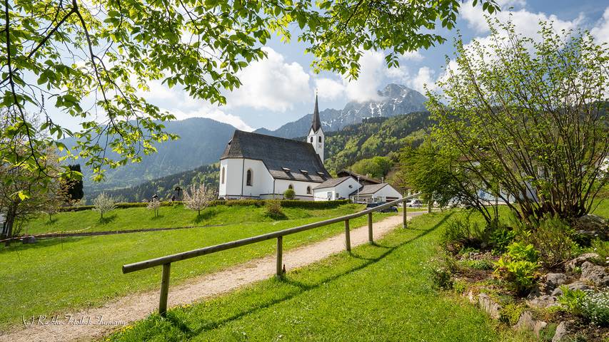 Ganze Ferienwohnung, Landhaus Fürberger - Ferienwohnung 5 48 qm, Schlafzimmer, Küche, Balkon, Tv, 2 Pers. in Anger, Bayerische Alpen