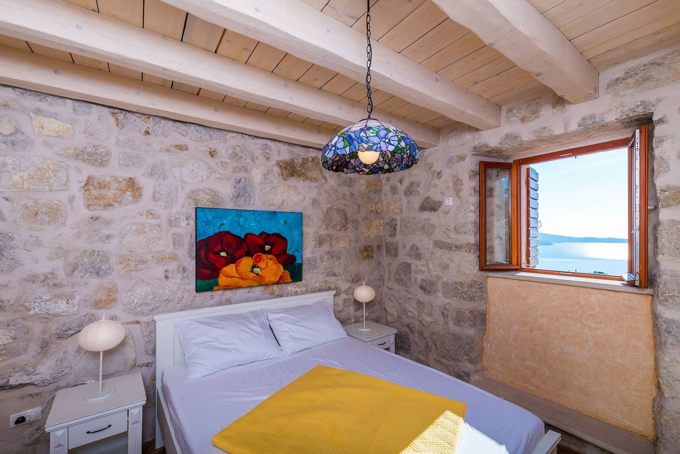 Villa für 4 Personen mit Meerblick in Brsecine, Grad Dubrovnik