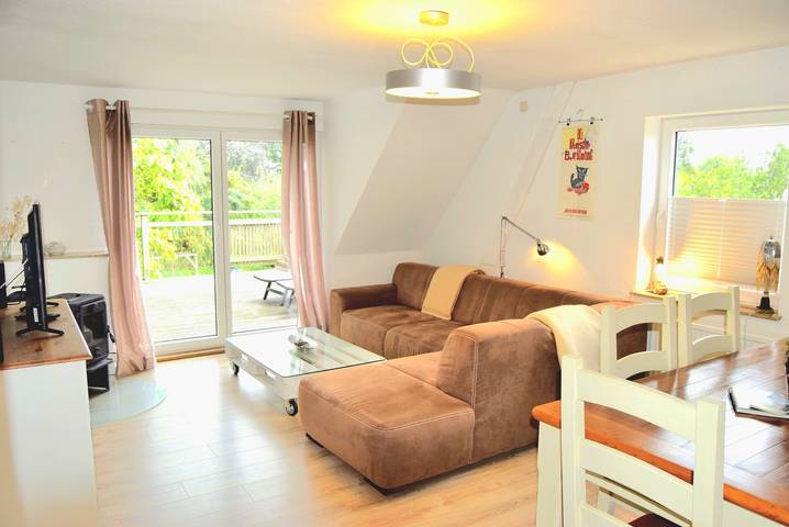 Ferienwohnung für 4 Personen, mit Terrasse und Sauna in Krokau