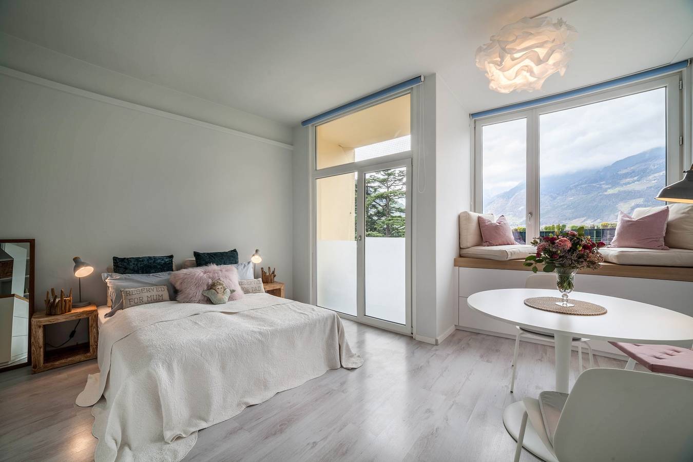 Studio entier, Studio "Nuvola 5th Floor" avec vue sur la montagne, balcon et Wi-Fi in Maia Bassa, Merano