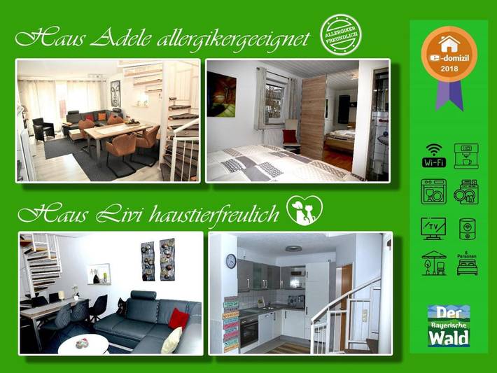 Ferienhaus für 4 Personen, mit Ausblick und Garten - 1