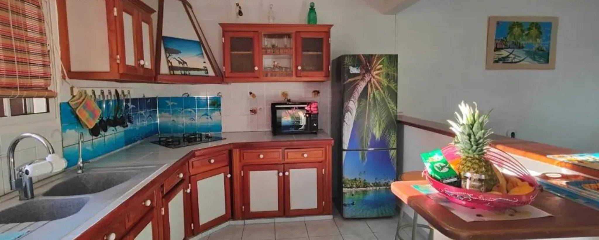 Charming house with sea view in Vieux-Habitants in Vieux-Habitants, Guadeloupe (Caribbean)