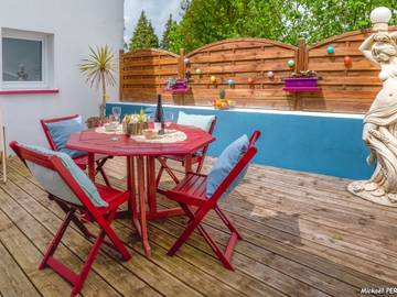 Gîte pour 6 personnes, avec terrasse à Locmiquélic