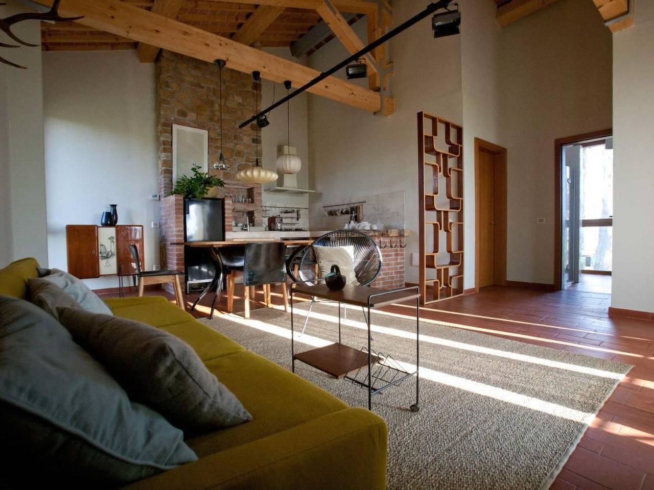 Appartamento intero, "Villa Aria" mit Gemeinschaftspool in Volterra, Pisa e dintorni