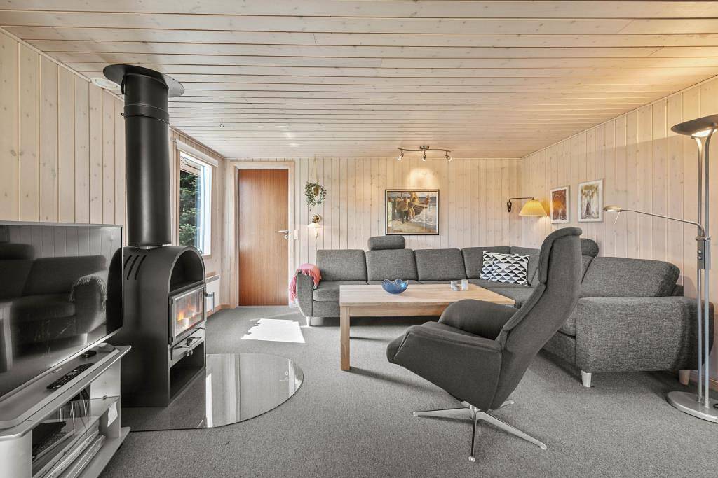 Dänische Ferienhausidylle für 6 Personen auf Römö mit Panoramablick auf das Wattenmeer in Sønderstrand, Tagholm