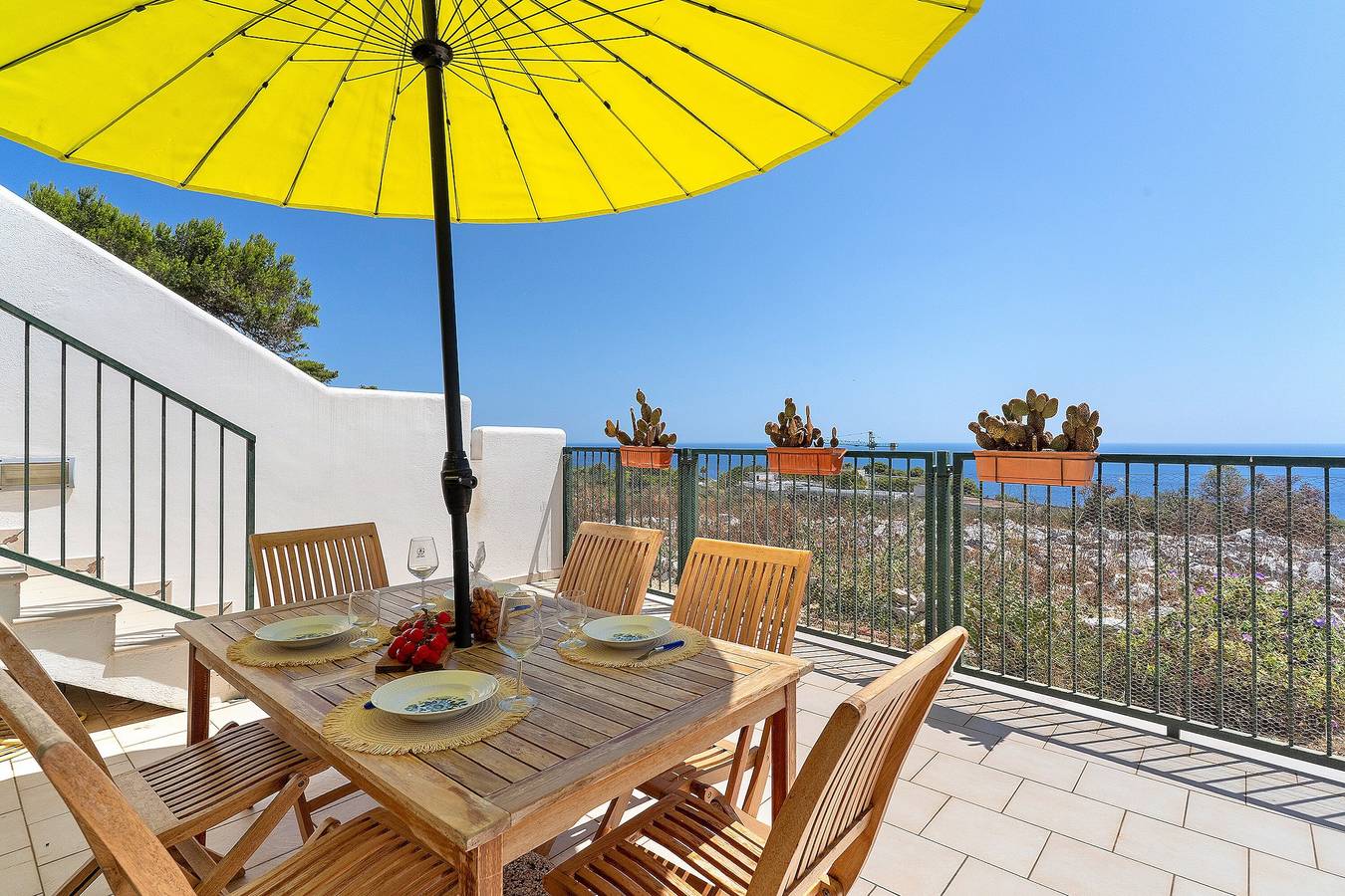 Appartamento intero, Appartamento 'Dolce Vita' con vista mare, Wi-Fi e aria condizionata in Santa Cesarea Terme, Provincia di Lecce