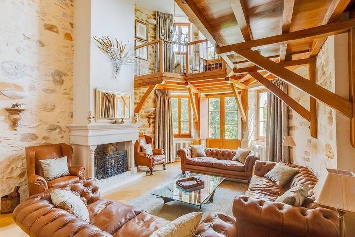 Villa pour 14 personnes, avec terrasse ainsi que piscine et jardin au Pays basque - 3