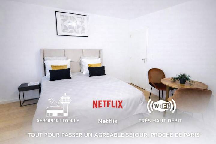 Gîte pour 6 personnes, avec vue à La Courneuve