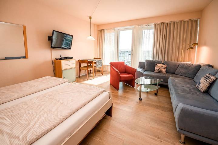 Ferienwohnung für 2 Personen, mit Balkon auf Norderney
