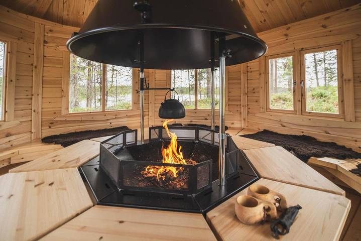 Maison d’hôte pour 6 personnes, avec vue et terrasse ainsi que sauna et vue sur le lac, animaux acceptés dans Laponie - 3