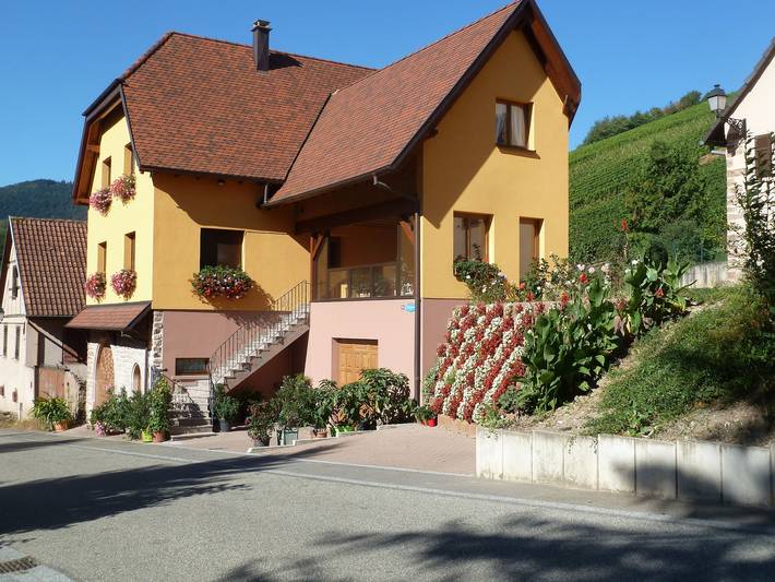 Gîte pour 4 personnes, avec jardin à Bernardvillé