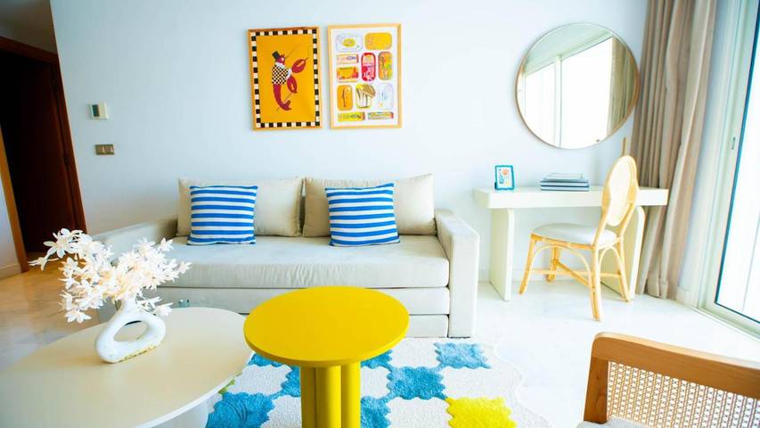 Appartement de vacances pour 3 personnes, avec vue et terrasse à Tanger