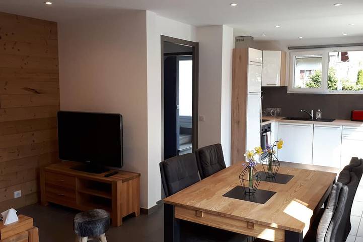 Appartement de vacances pour 4 personnes, avec jardin