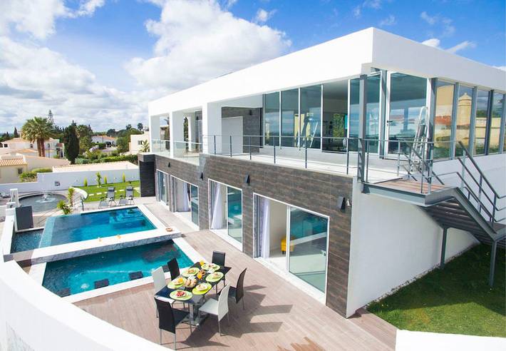 Ferienhaus mit Meerblick für 16 Personen, mit Terrasse und Garten an der Algarve - 3