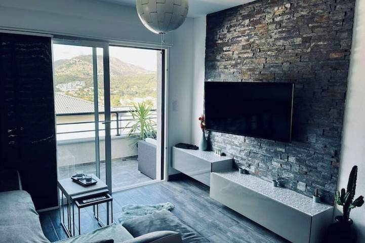 Appartement de vacances pour 4 personnes, avec terrasse à Corte