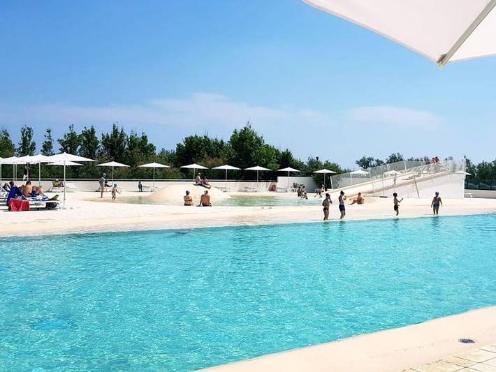 Camping für 5 Personen, mit Kinderpool in