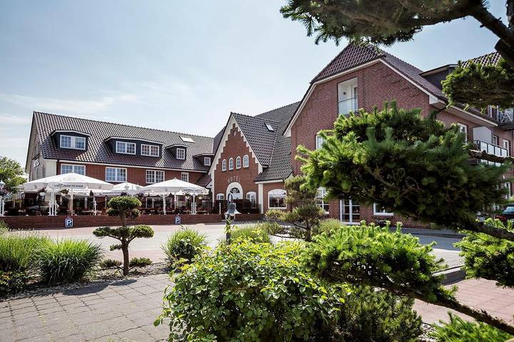 Hotel für 2 Personen, mit Balkon und Terrasse sowie Sauna und Ausblick in Dagebüll