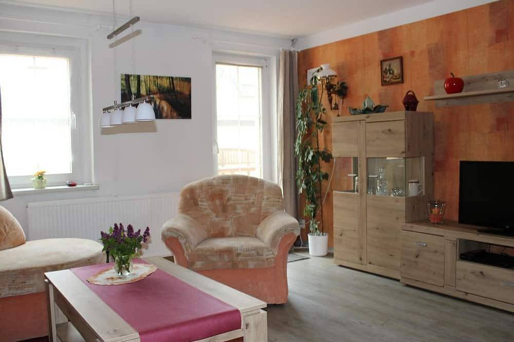Ganze Wohnung, Ferienwohnung Edelweiß im Erzgebirge - Ferienwohnung 56qm mit Dachterrasse in Raschau-Markersbach, Erzgebirge