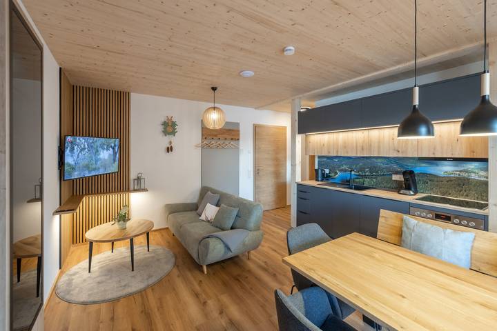 Ferienwohnung für 6 Personen, mit Balkon und Sauna in Schluchsee
