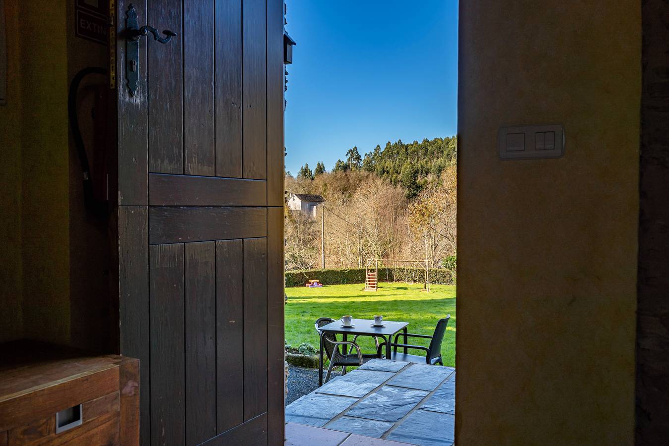 Landhaus 'Eiron' mit gemeinsamer Terrasse, privatem Garten und Wi-Fi in Ortigueira, Costa de Galicia