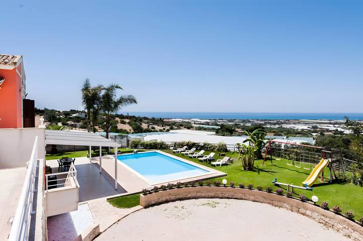 Villa mit pool für 16 Personen, mit Whirlpool und Sauna sowie Garten, mit Haustier auf Sizilien - 4