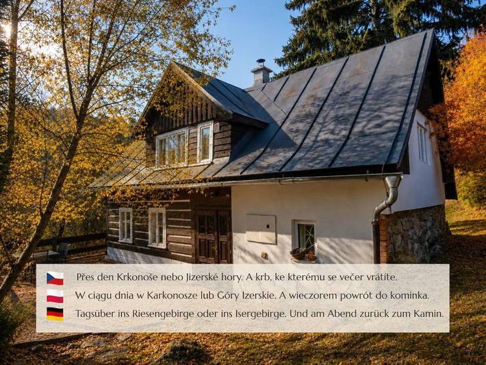 Apartament wakacyjny dla 10 osób, z Taras i Ogród oraz Basen w Rokytnice nad Jizerou
