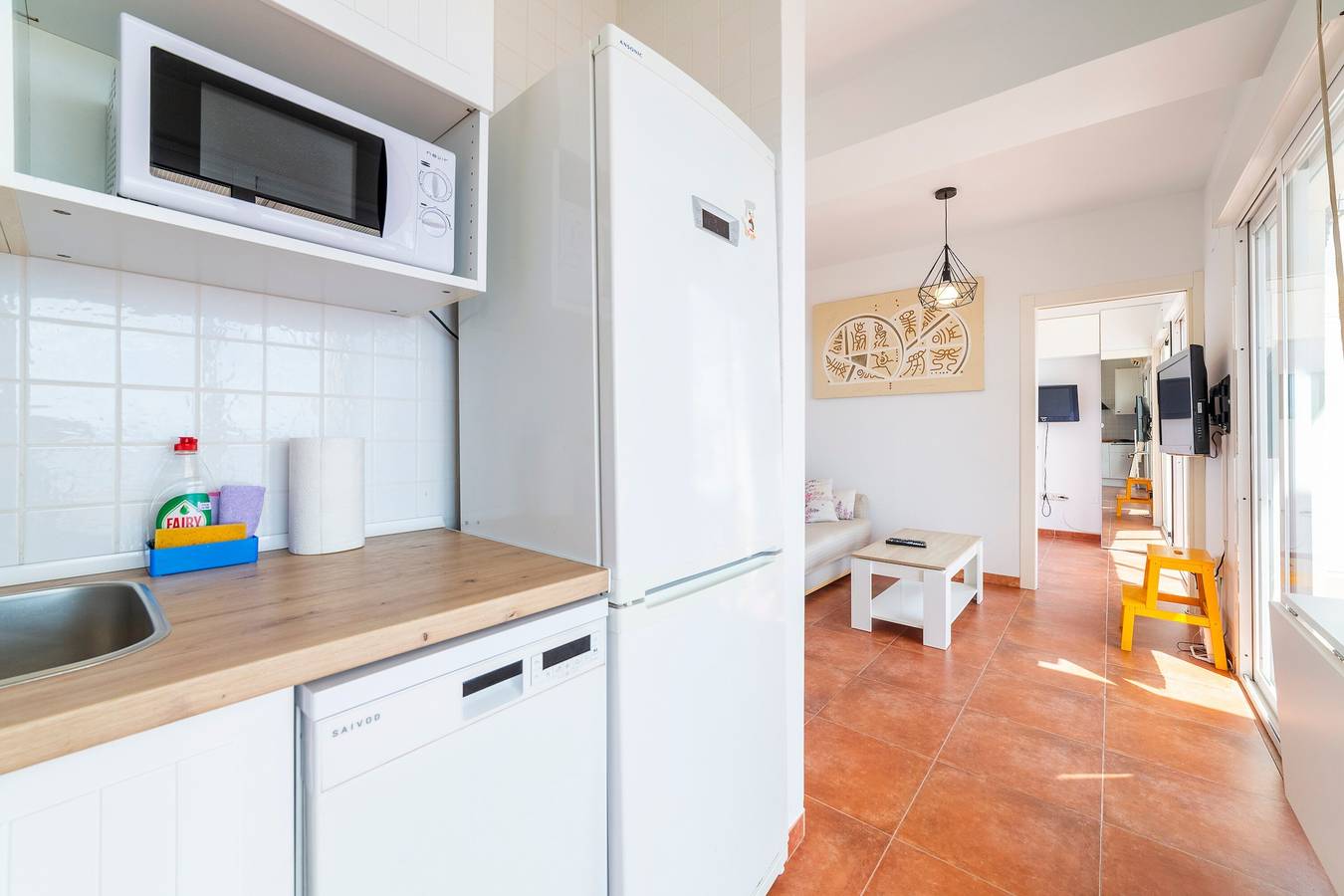 Appartement entier, Appartement 'Fabuloso Atico Con Vistas Al Mar' avec vue sur la mer, Wi-Fi et climatisation in Carboneras, Costa de Almería