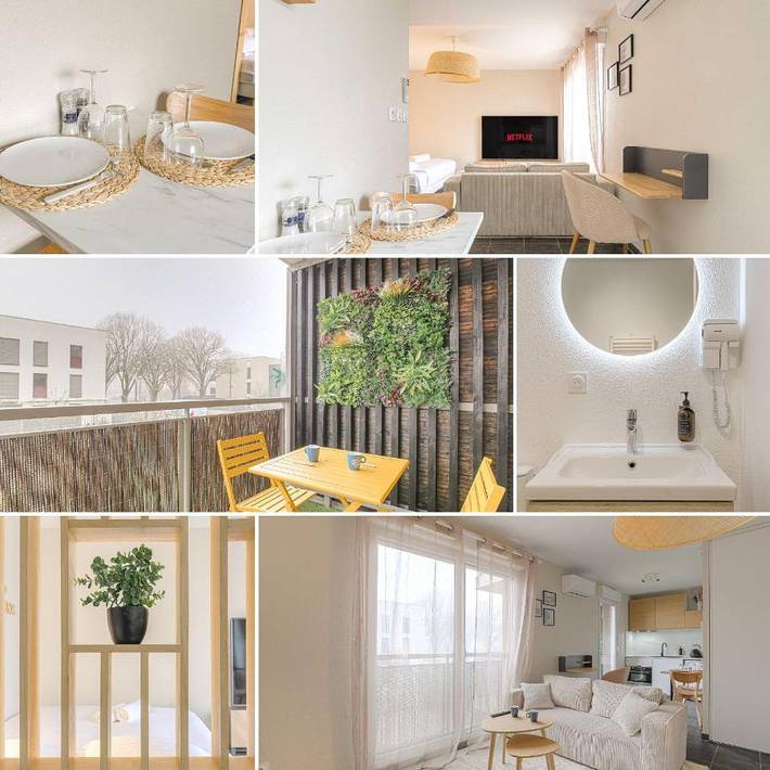 Gîte pour 2 personnes, avec terrasse à Bron - 4