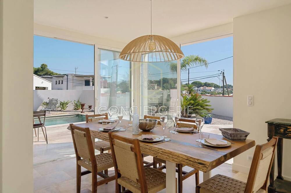 Villa Standing, Piscine 6P Devant la Plage Villa castel in Sausset-les-Pins, Mittelmeerküste (Frankreich)