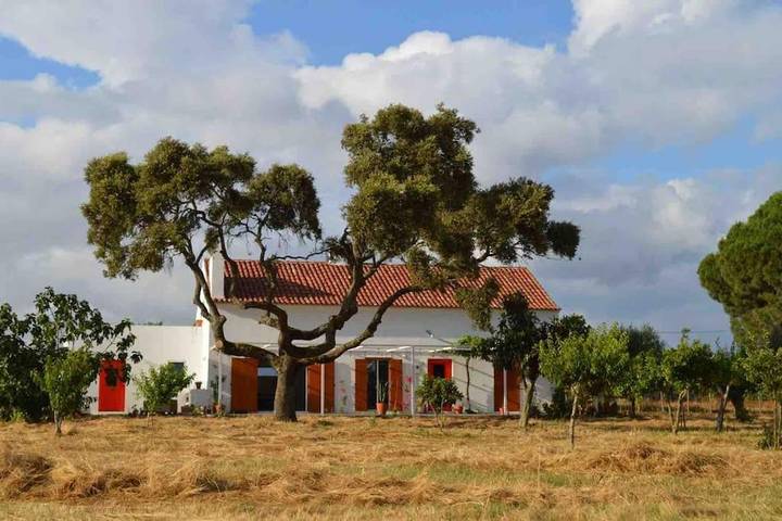 Casa de férias para 8 pessoas, com jardim e varanda e ainda vista em Montemor-o-Novo