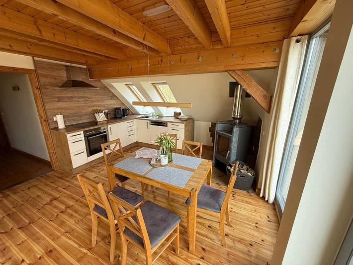 Ferienwohnung für 2 Personen, mit Terrasse und Garten sowie Sauna