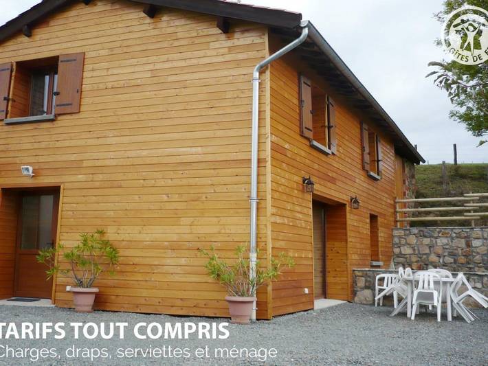 Gîte pour 8 personnes, avec Terrasse et Jardin