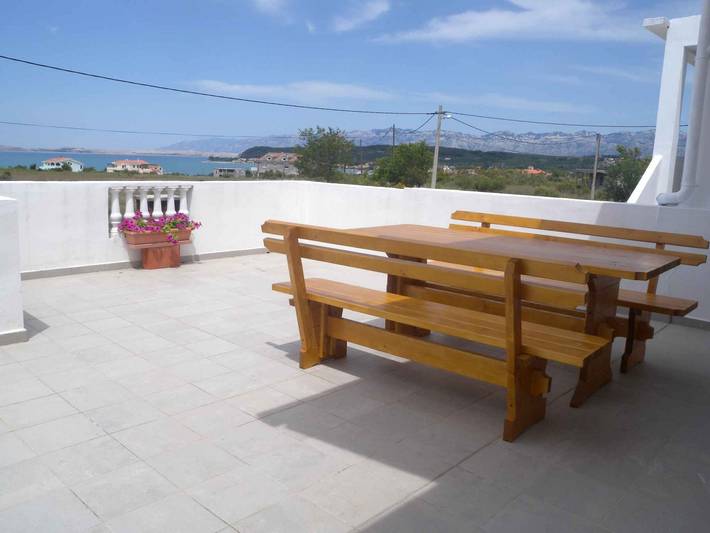 Ganze Wohnung, Ferienwohnung in Ljubač mit Meerblick, Balkon, Klimaanlage, W-Lan (809-2) in Ljubač (Dalmatien), Zadar