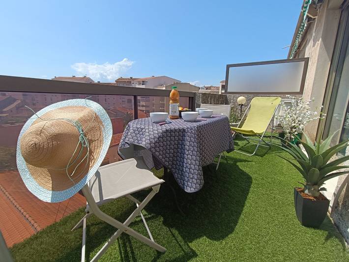 Appartement de vacances pour 4 personnes, avec terrasse