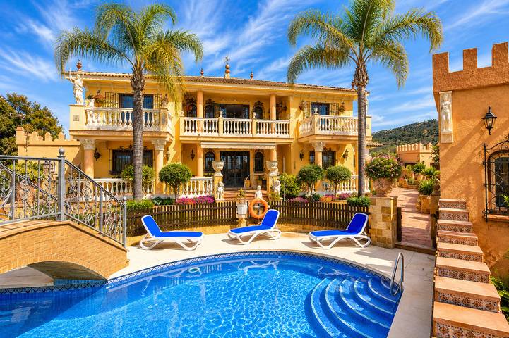 Villa für 15 Personen, mit Pool und Garten sowie Meerblick in Malaga - 2